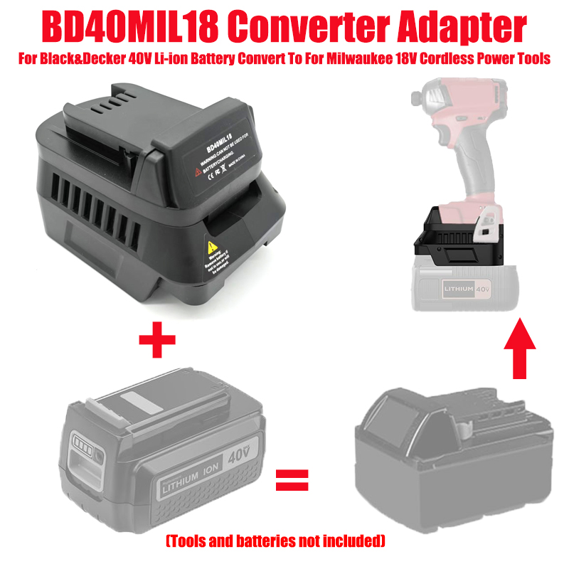 Black+Decker Tool Cordless - Black&Decker 40V piller için BD40MIL18 pil