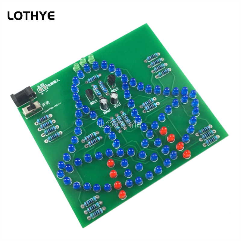 DC 3-5 V LED Işık Salıncak Rüz - Diy Electronics Project Kit incelemesi ve fiyatı