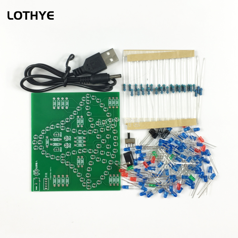 DC 3-5 V LED Işık Salıncak Rüz - Diy Electronics Project Kit incelemesi ve fiyatı