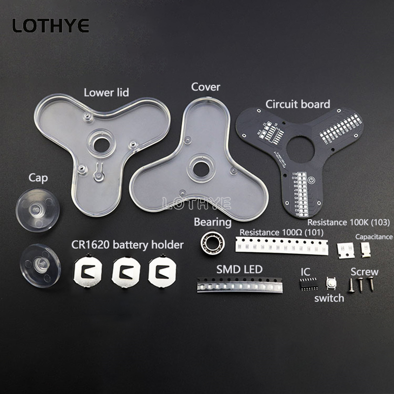 LED Fidget Spinner Üretimi Hop - Diy Electronics Project Kit incelemesi ve fiyatı