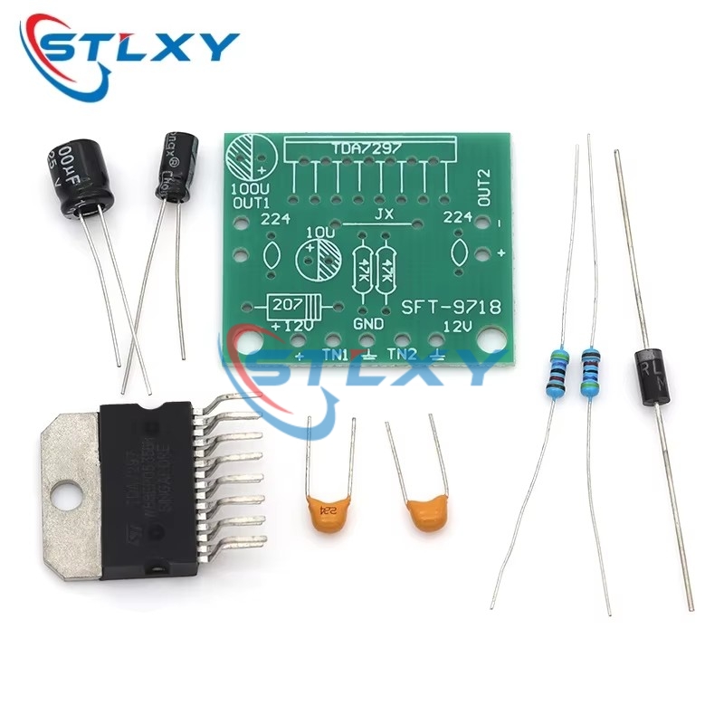 TDA7297 Ses Hoparlör Amplifika - Diy Audio Electronics Kit incelemesi ve fiyatı