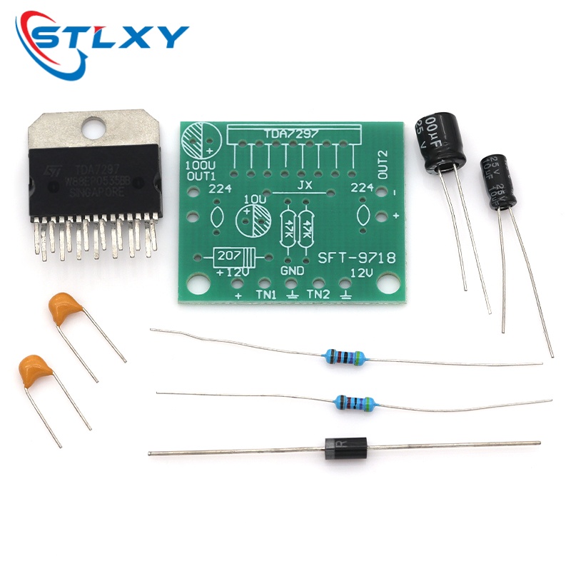 TDA7297 Ses Hoparlör Amplifika - Diy Audio Electronics Kit incelemesi ve fiyatı